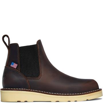 Bottes Danner Bull Run Chelsea Femme Cafe | FR1126AP