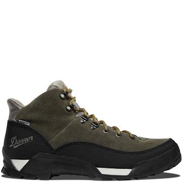 Bottes Randonnée Danner Panorama 6" Homme Noir Vert Olive | FR1501CE