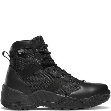 Bottes Tactiques Danner Scorch Side-Zip Dry 6" Homme Noir | FR1328TV