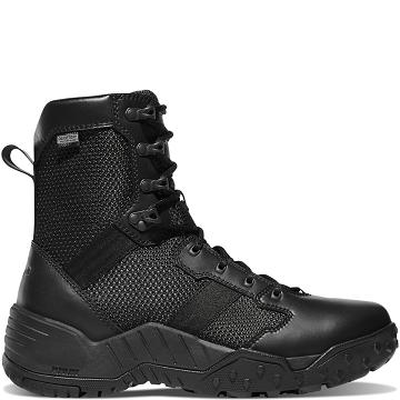 Bottes Tactiques Danner Scorch Side-Zip Dry 8" Homme Noir | FR1330UT