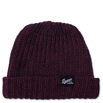 Chapeaux Danner Watch Cap Homme Bleu Marine Bordeaux | FR1673SO