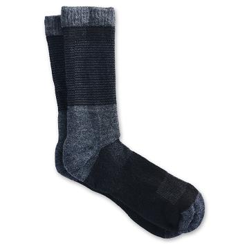 Chaussettes Danner Bull Run Socks Crew Femme Noir Grise | FR1184JJ