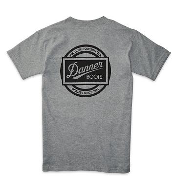 Vetements Danner Pocket T-Shirt 1970's Logo Homme Argent | FR1682XF