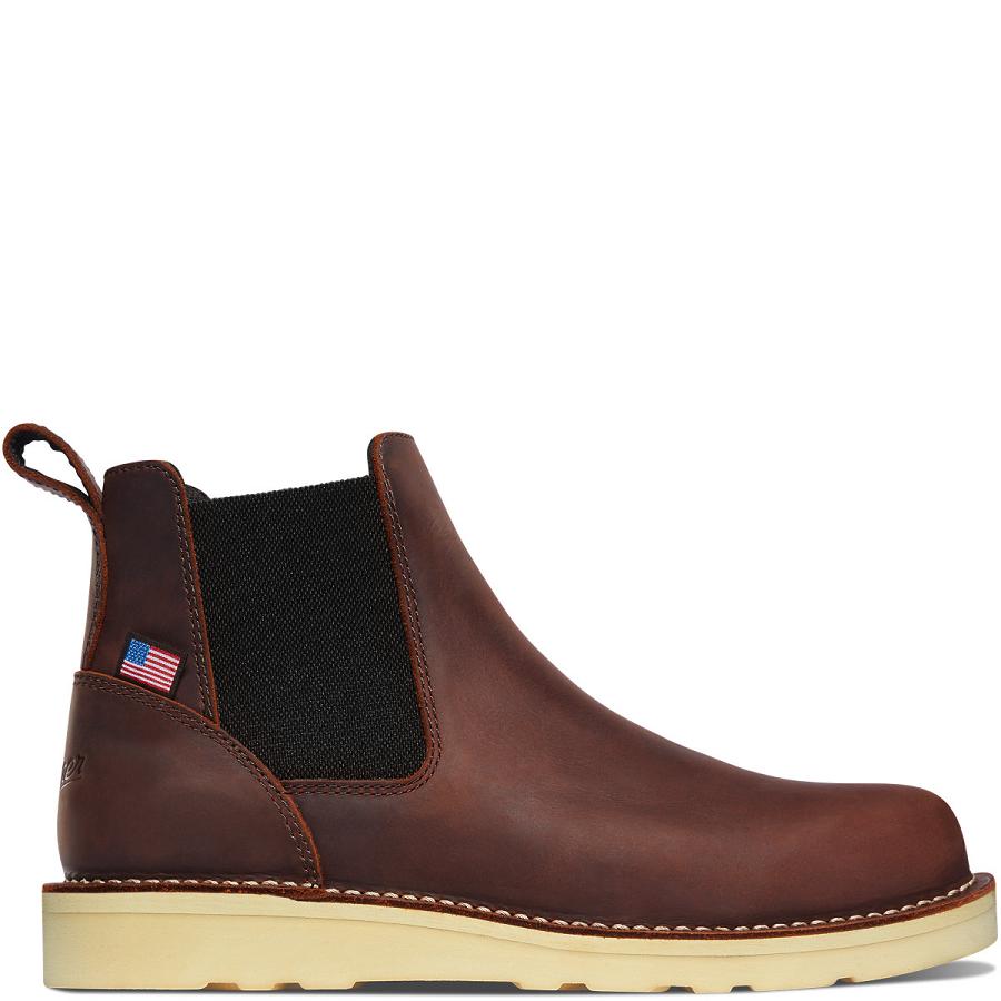 Bottes Danner Bull Run Chelsea Homme Marron | FR1534EX