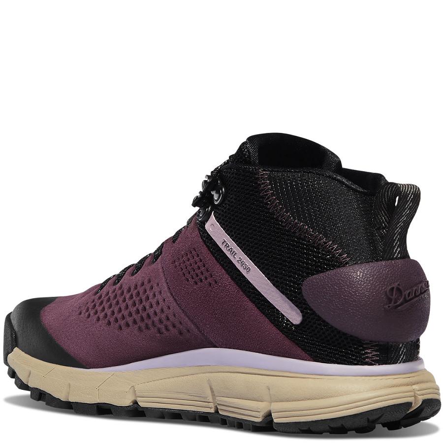 Bottes Danner Trail 2650 GTX Mid Femme Noir Violette | FR1149IS