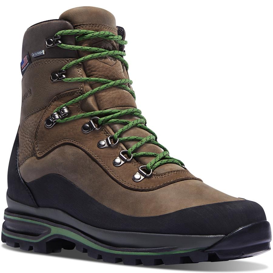 Bottes Randonnée Danner Crag Rat USA Homme Marron Vert | FR1522JJ