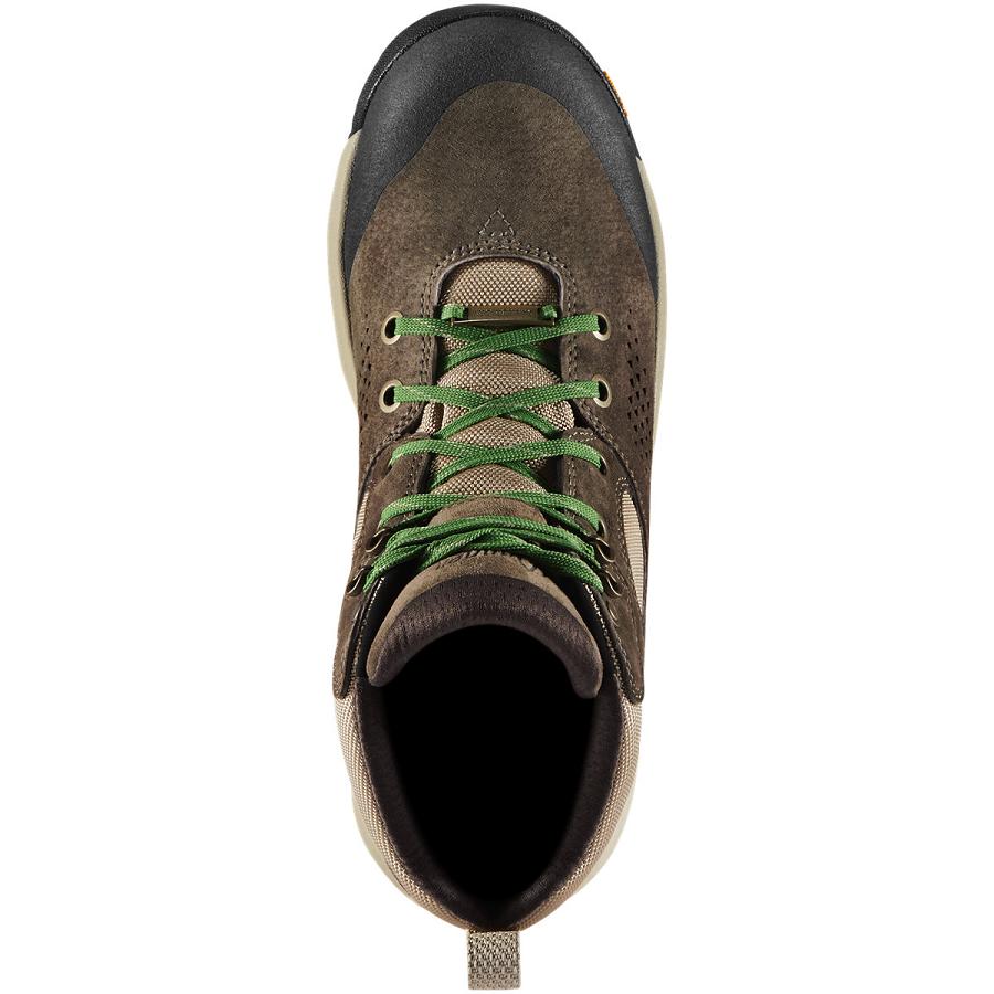 Bottes Randonnée Danner Inquire Mid Femme Marron Vert | FR1085CE