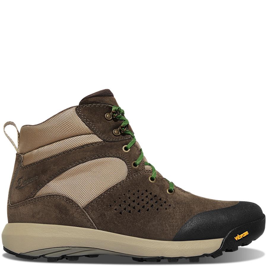 Bottes Randonnée Danner Inquire Mid Femme Marron Vert | FR1085CE