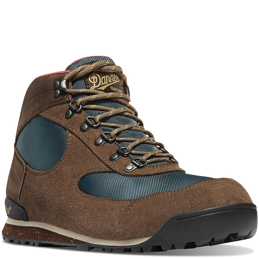 Bottes Randonnée Danner Jag Dry Weather Homme Marron Bleu | FR1484TV