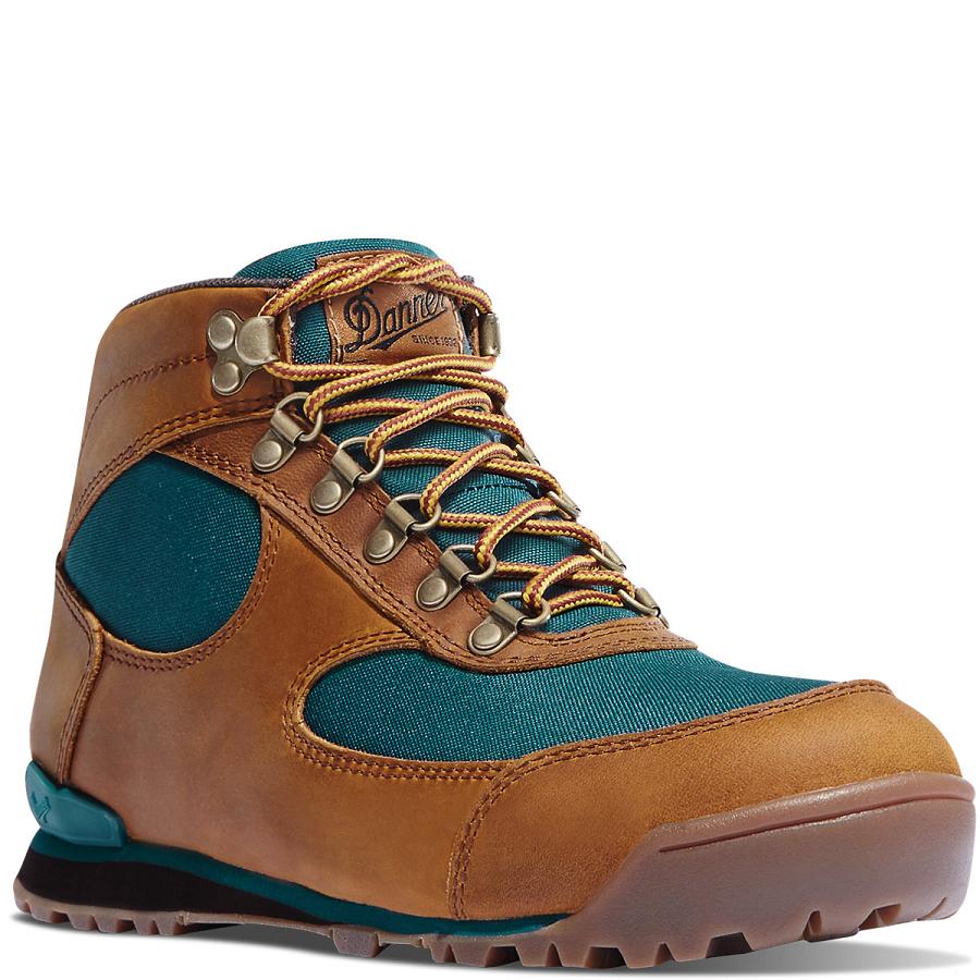 Bottes Randonnée Danner Jag Femme Marron Turquoise Foncé | FR1089MA