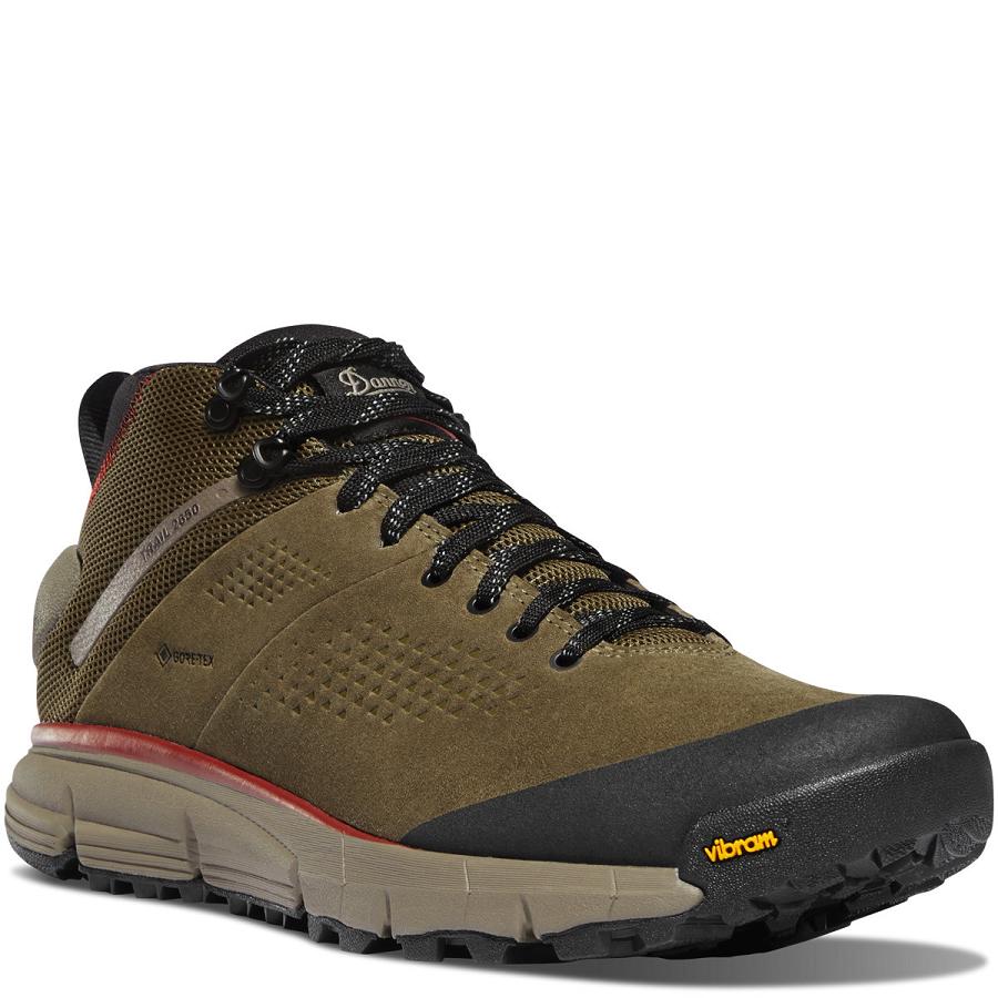 Bottes Randonnée Danner Trail 2650 GTX Mid Homme Vert Olive | FR1456EX