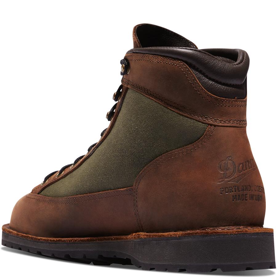 Bottes de Travail Danner Ridge Homme Marron Foncé Vert | FR1595SO