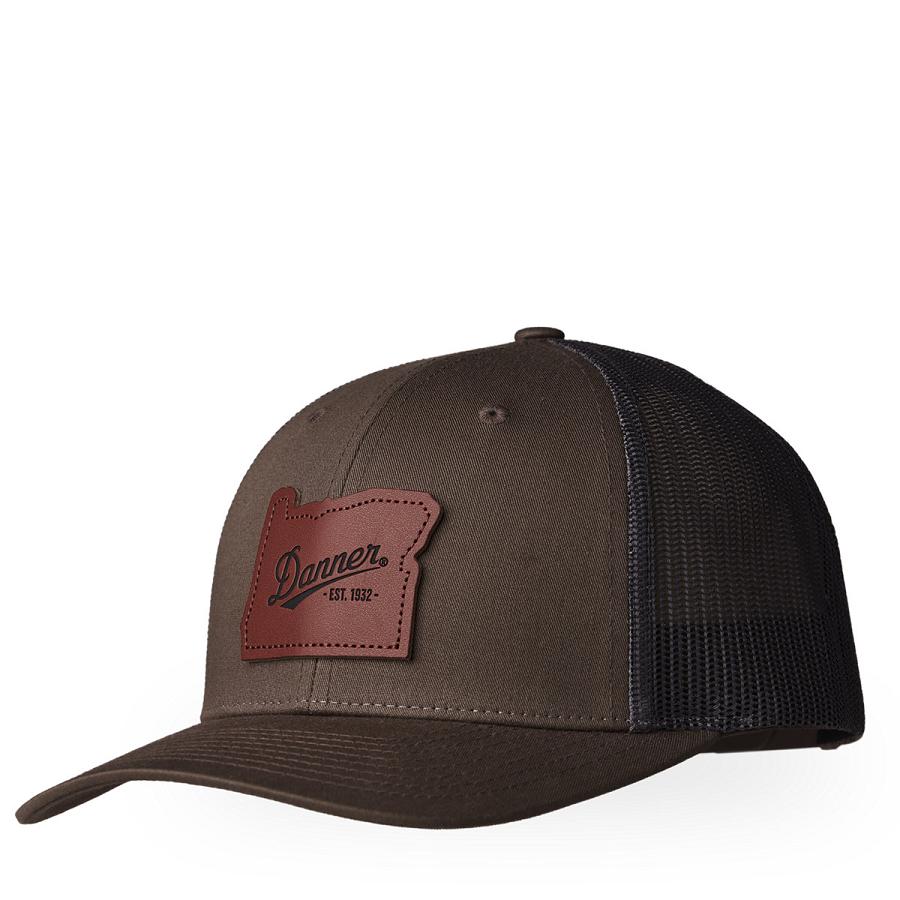 Chapeaux Danner Trucker Cap Femme Vert Marron | FR1248EX