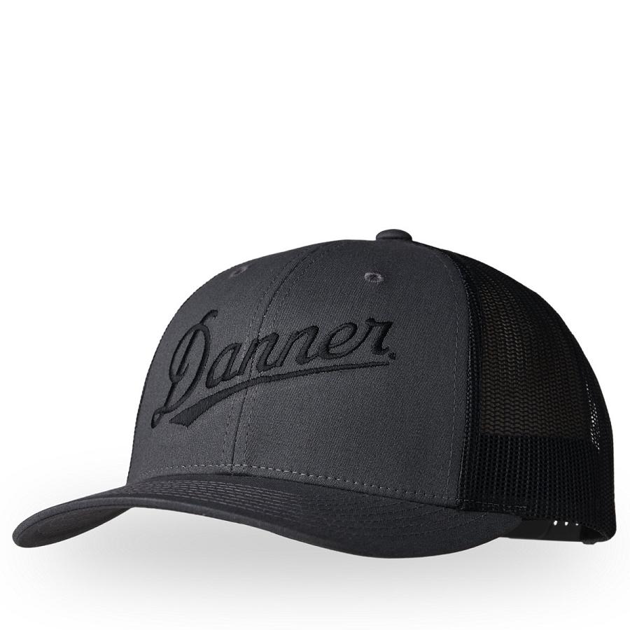 Chapeaux Danner Trucker Cap Homme Noir | FR1662QZ