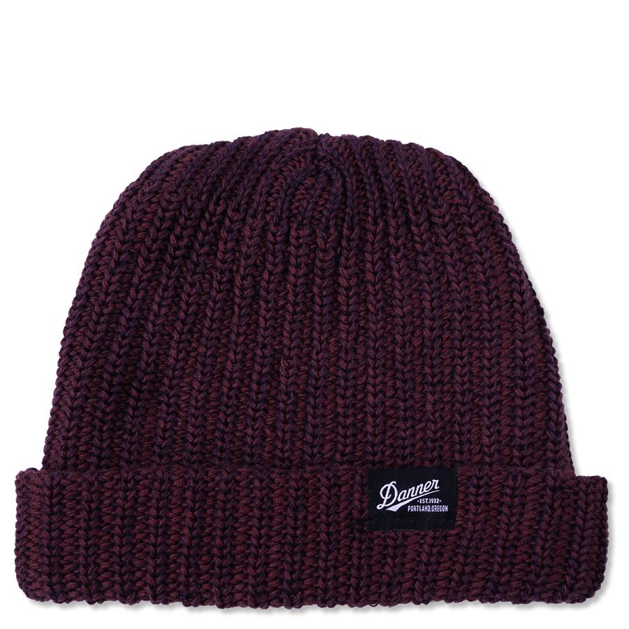 Chapeaux Danner Watch Cap Femme Bleu Marine Bordeaux | FR1241CE