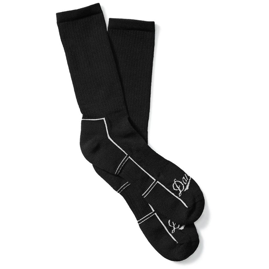 Chaussettes Danner Drirelease Legere Uniform Socks Crew Homme Noir | FR1614TV