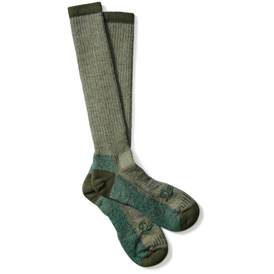 Chaussettes Danner Merino Midweight Hunting Socks Over Calf Femme Vert | FR1200UT