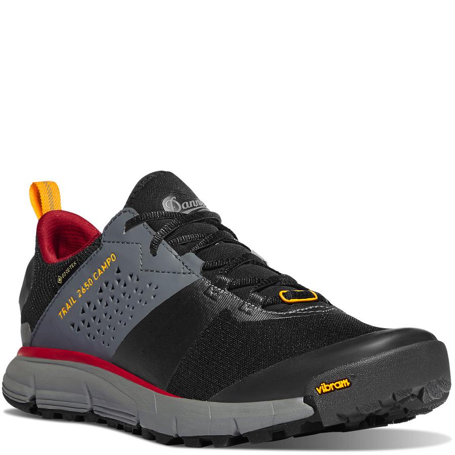 Chaussures Randonnée Danner Trail 2650 Campo GTX Homme Noir Rouge | FR1435IS