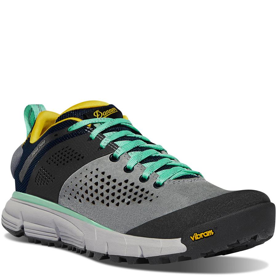 Chaussures Randonnée Danner Trail 2650 Femme Grise Bleu Jaune | FR1045IS