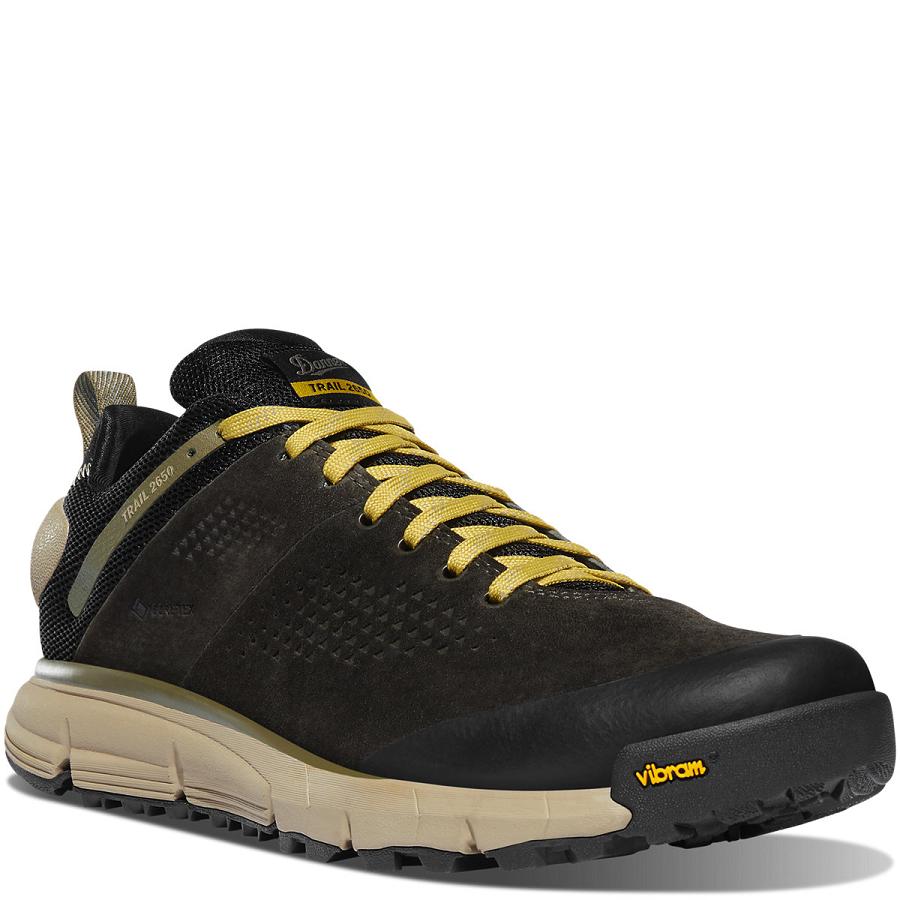 Chaussures Randonnée Danner Trail 2650 GTX Homme Noir Vert Olive Jaune | FR1429WY